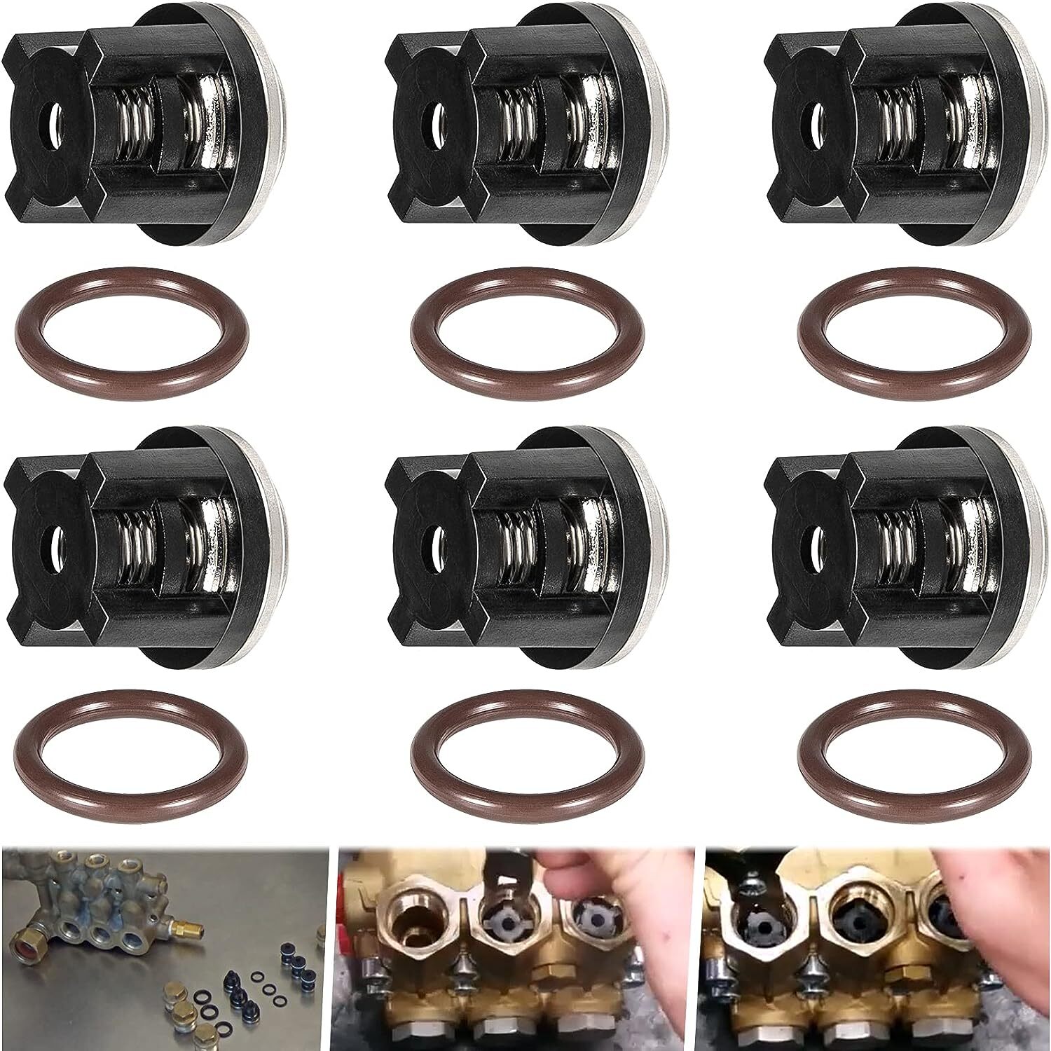 for Annovi Reverberi AR1828 Check Valve AR1857 Pressure Washer Packing Kit