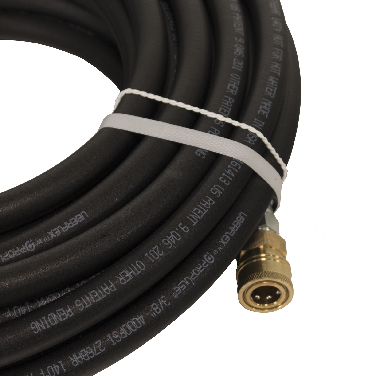 Propulse® 4000 PSI 3/8″ x 50′ Uberflex Non Marking Pressure Washer Hose Deluxe