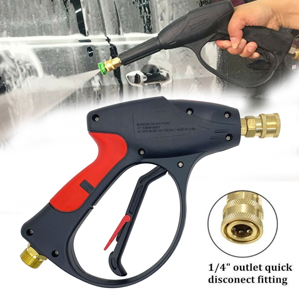 3200PSI Car Washing Gun Foam Sprayer Cannon High Pressure Washer Hose M22-14mm