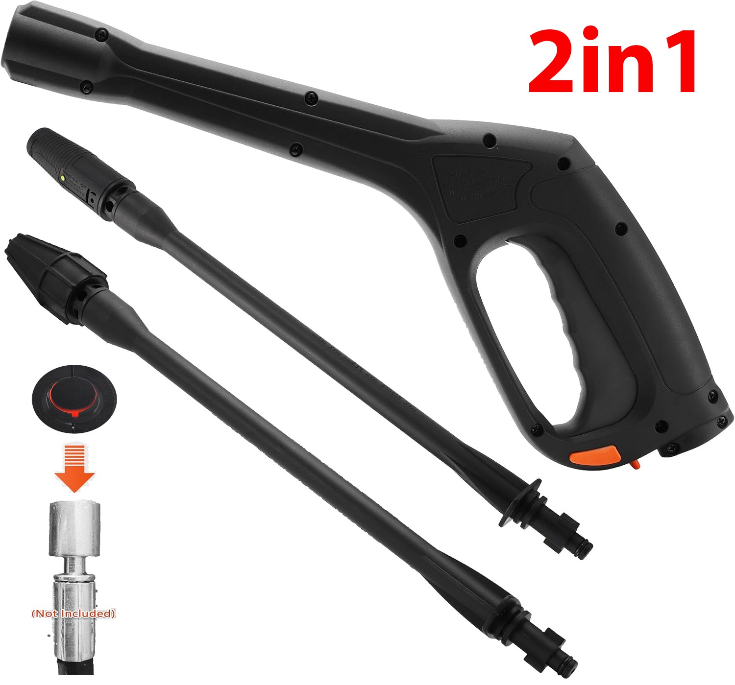 High Pressure Washer Gun Kit Fit for Portland Pulsar TaskMaster Electric Washers