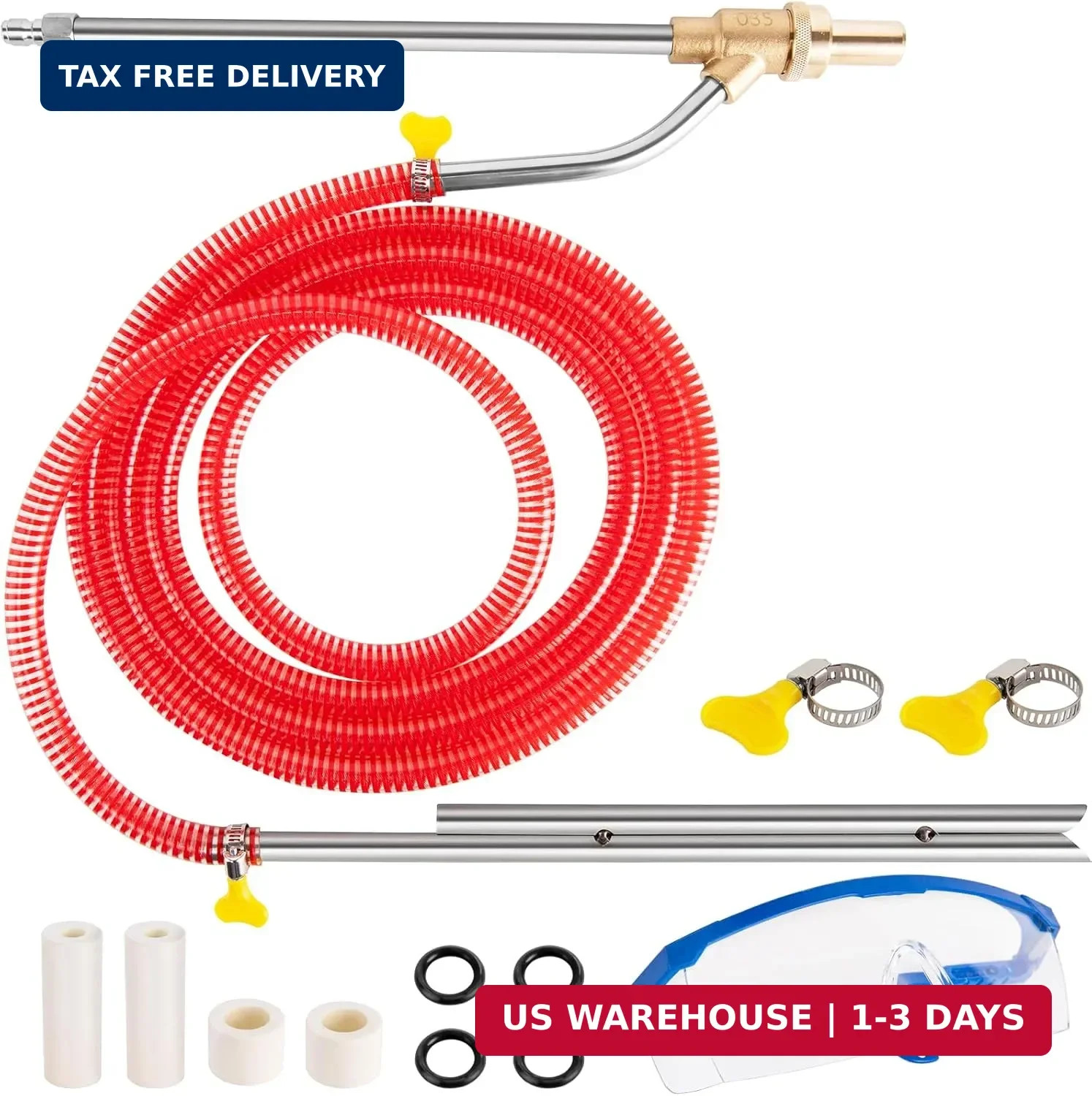 Pressure Washer Sandblasting Kit, Power Washer Sandblasting Kit, 5000 PSI Wet Sa