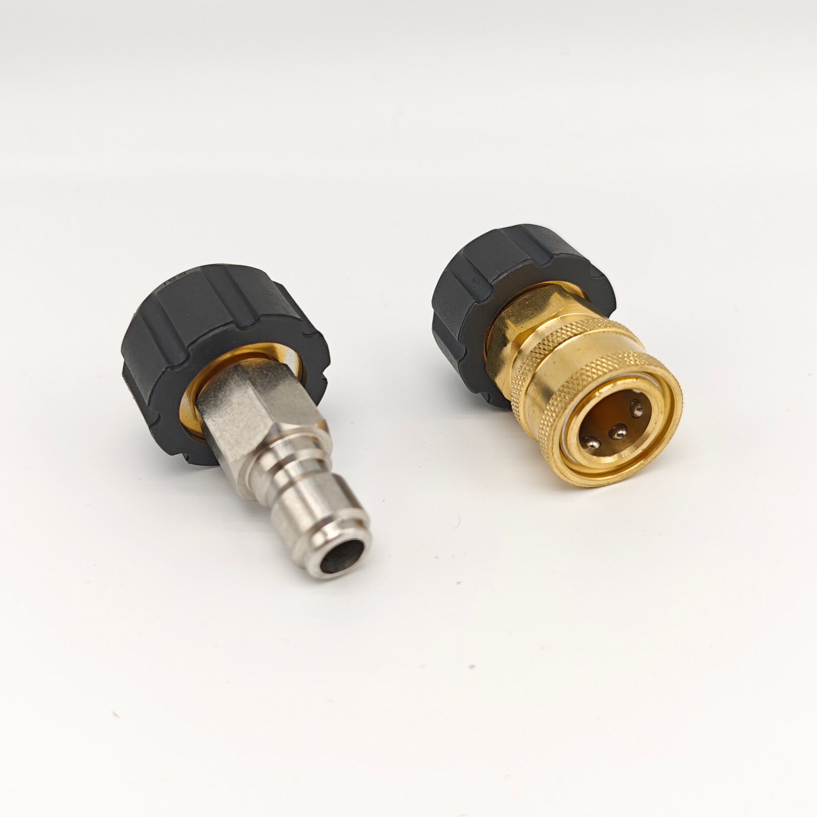 Pressure Washer Hose Adapter Set M22 to 3/8 Quick Connect For Power Washer Hose