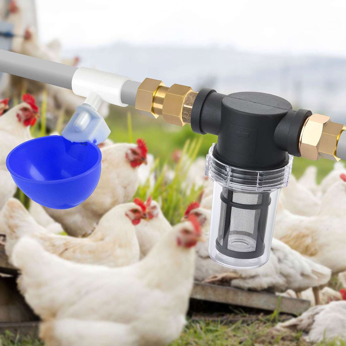 Garden Hose Inlet Filter Inline Water Pressure Washer Sediment Washing Machine