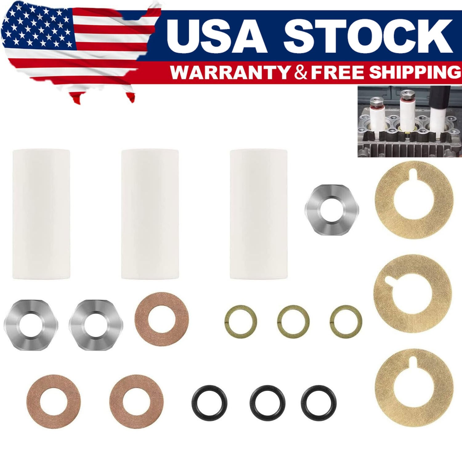 AR2546 Pump 18mm Piston Kit Ceramic Plunger For Annovi Reverberi RK RKA RKV XRCA