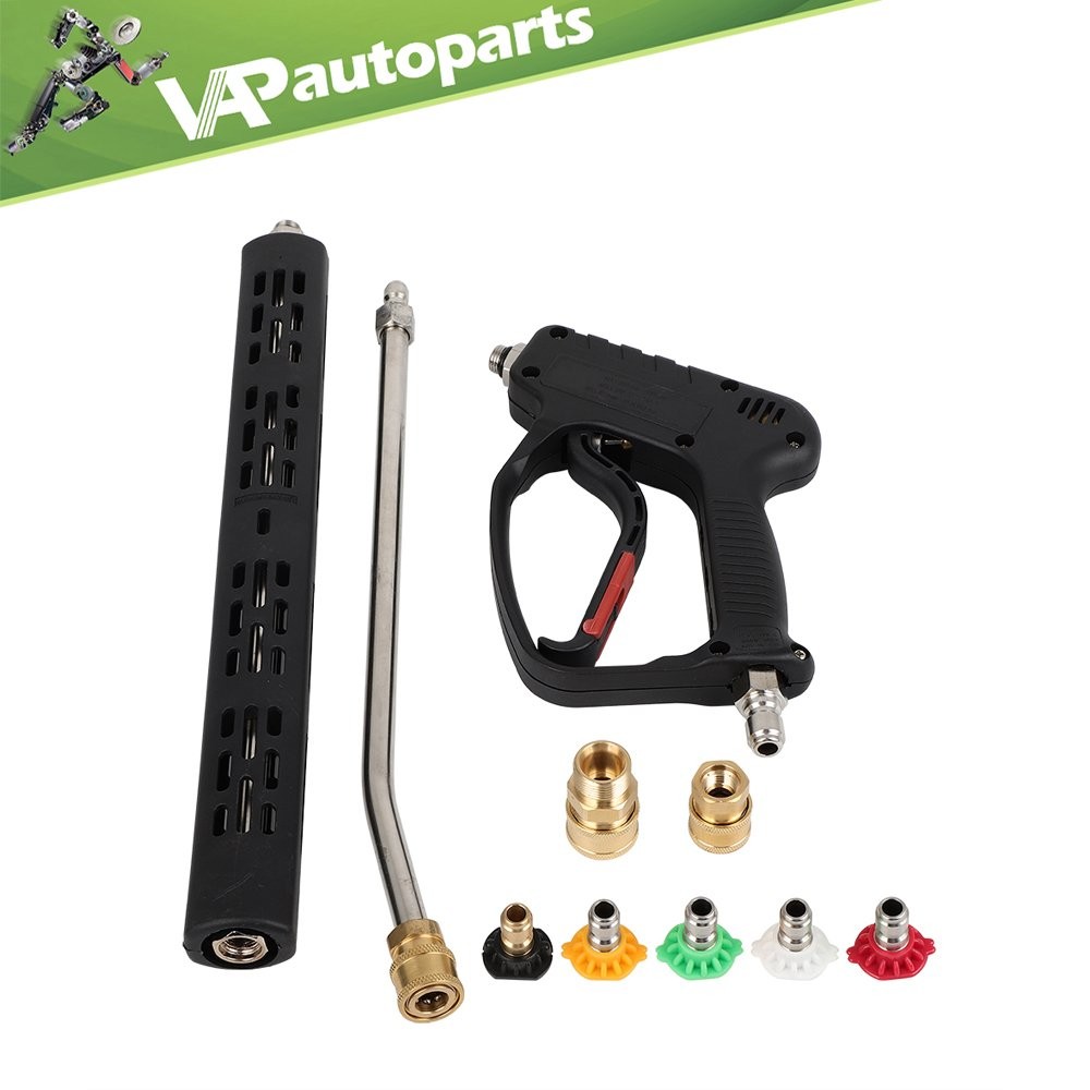 5000PSI 3/8″ High Pressure Washer Gun with 1/4″ Extension Wand Trigger Handle