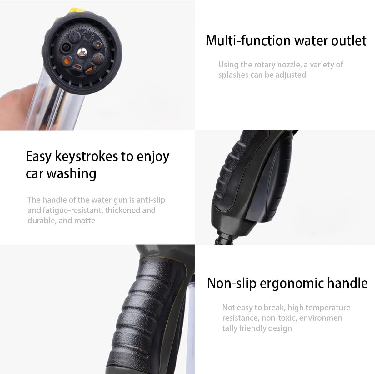 Durable Foam Sprayer with Adjustable Pressure – Perfect for Vehicles and Gardens