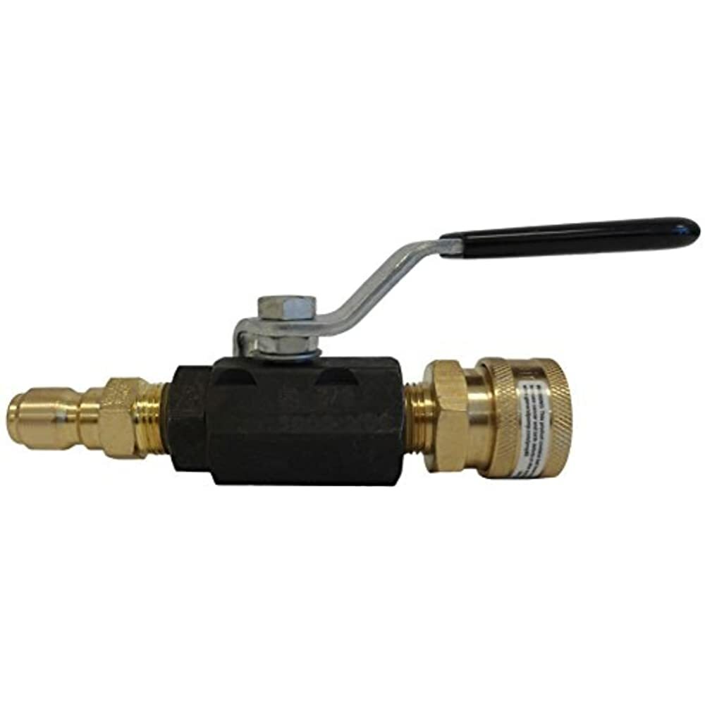 3/8″ Carbon Steel Ball Valve Kit for Power Pressure Washers 3000-4000 PSI 4 GPM
