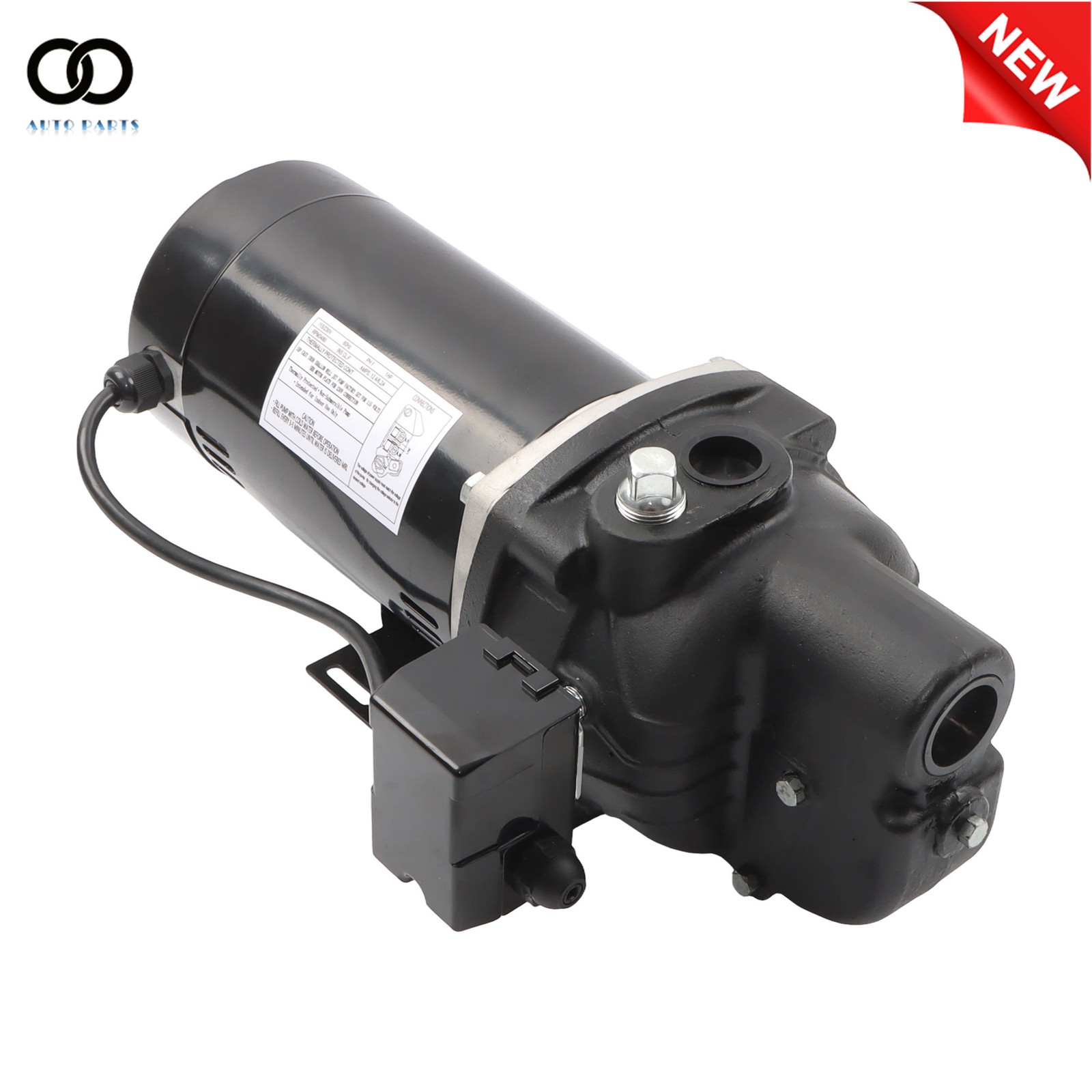 Cast Iron SWS100 Shallow Well Jet Pump 1HP 3480RPM 510 Gallons Per Hour 115/230V