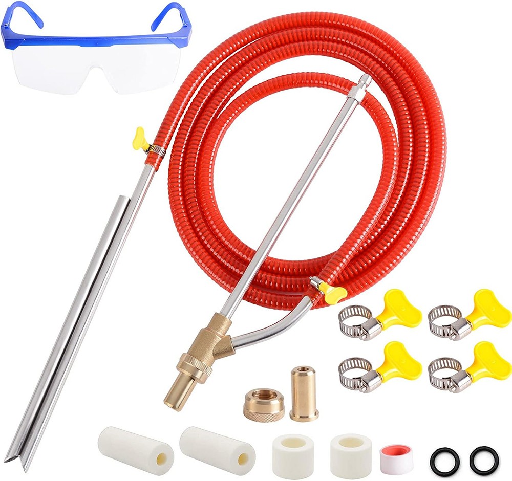 5000 PSI Pressure Washer Sandblasting Kit Wet Abrasive Sand Blaster Attachment