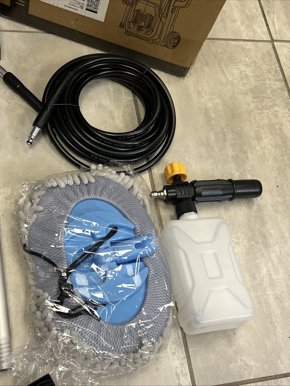 Decerk Electric Pressure Washer 1160-1800 PSI Orange
