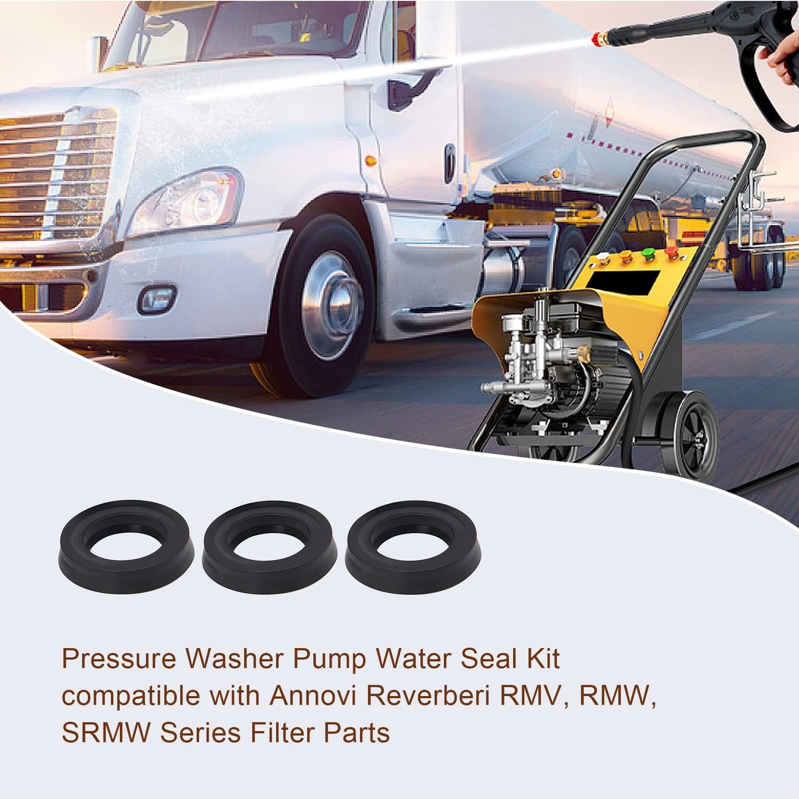 200345GS Water Seal Kit for Briggs & Stratton Pressure Washer Pump Repalcemen…