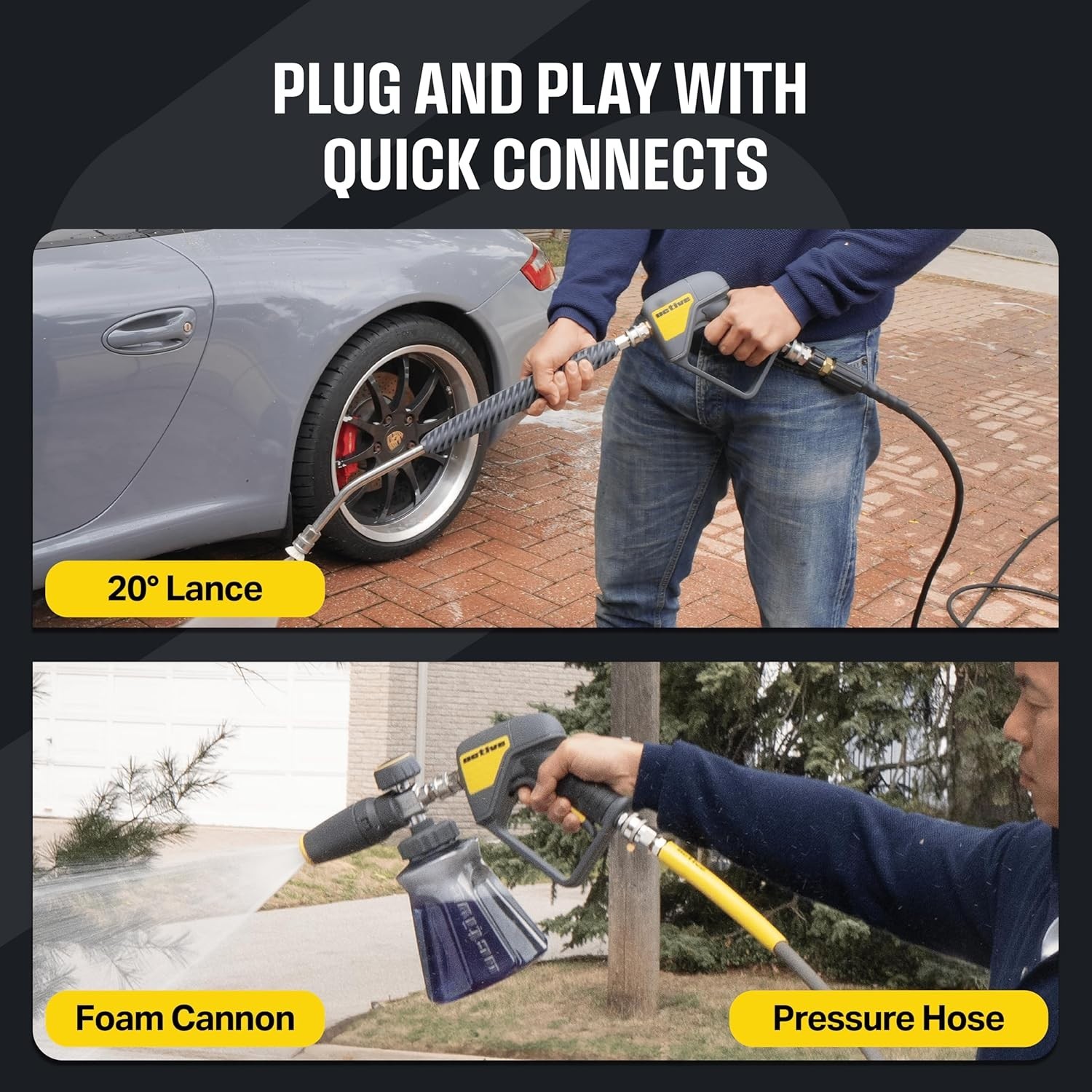 Active Premium Swivel Pressure Washer Gun (Model JH50SS)