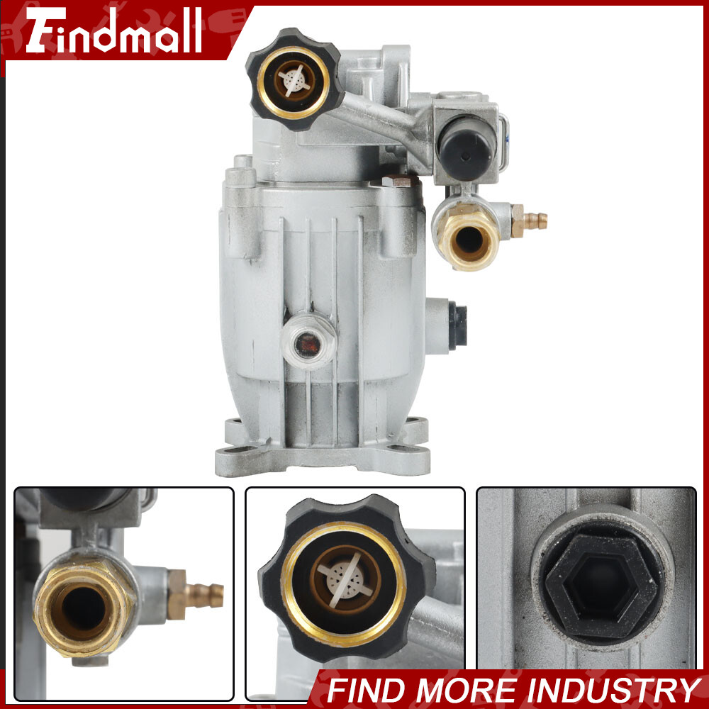 Pressure Washer Pump Horizontal 3/4″Shaft – MAX 3000 PSI 2.5 GPM Oil Sealed