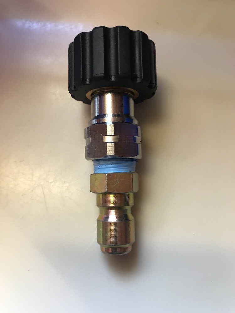 M22 Female 15mm Twist Connect x 3/8″ Plug Fits Sun Joe And AR Blue Clean