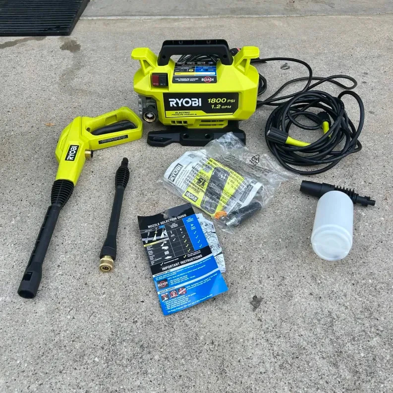 RYOBI RY141803 1800 PSI 1.2 GPM Electric Pressure Washer
