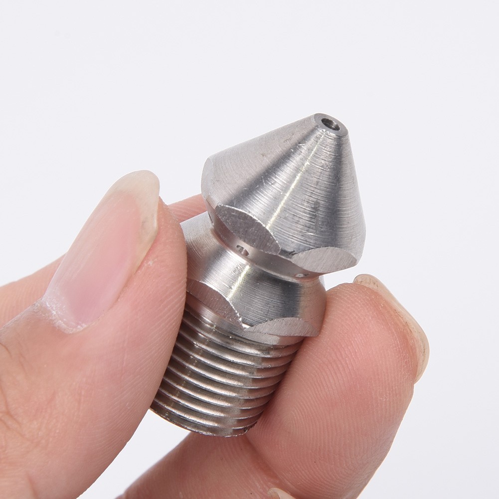 Washer Nozzle Cleaner Sewer Head Hose Drain 3/8BSP Male Steel Brass Rustproof