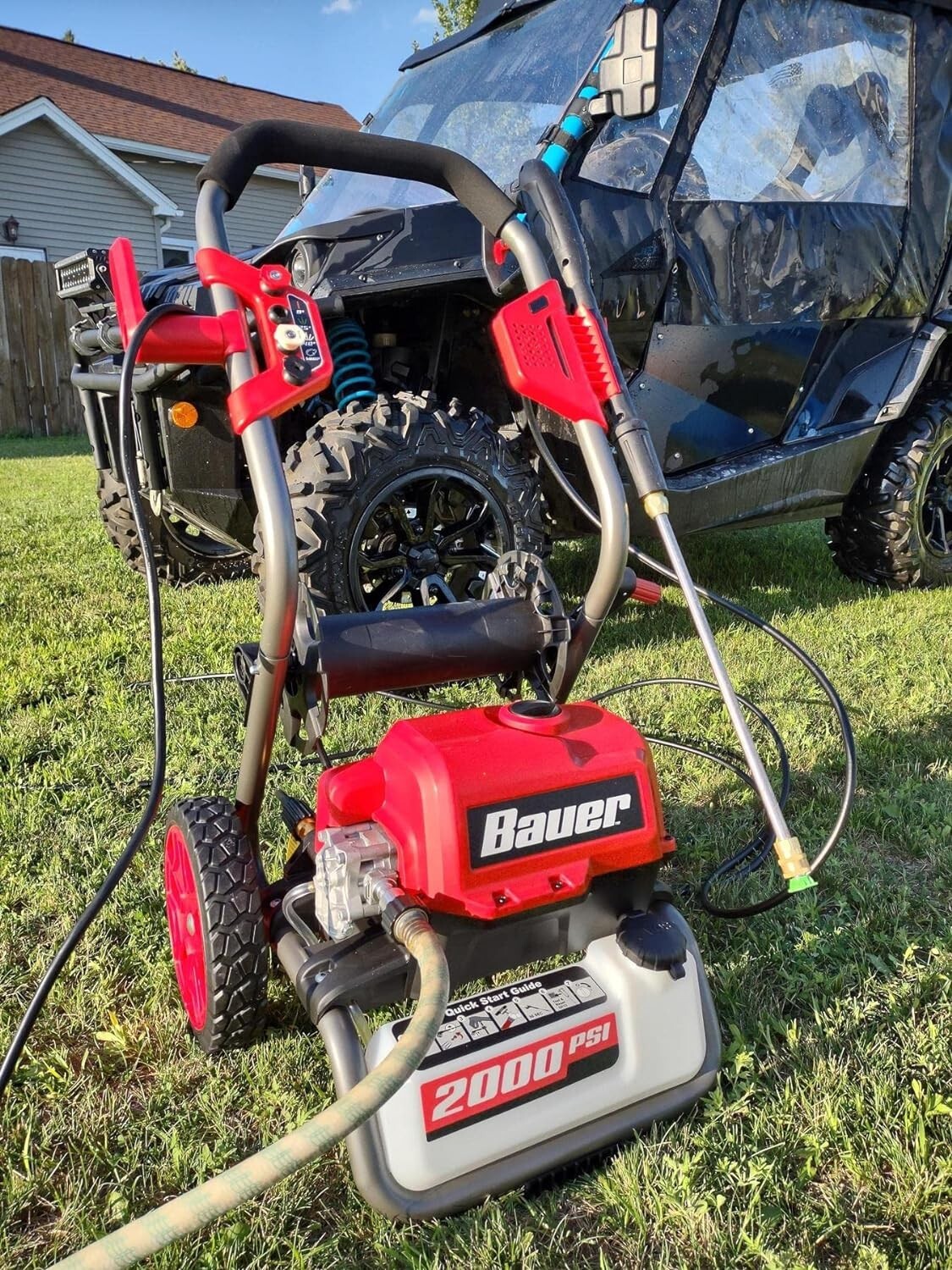 Bauer 2000 PSI Electric Brushless Max Performance Pressure Washer Tool Cleaner