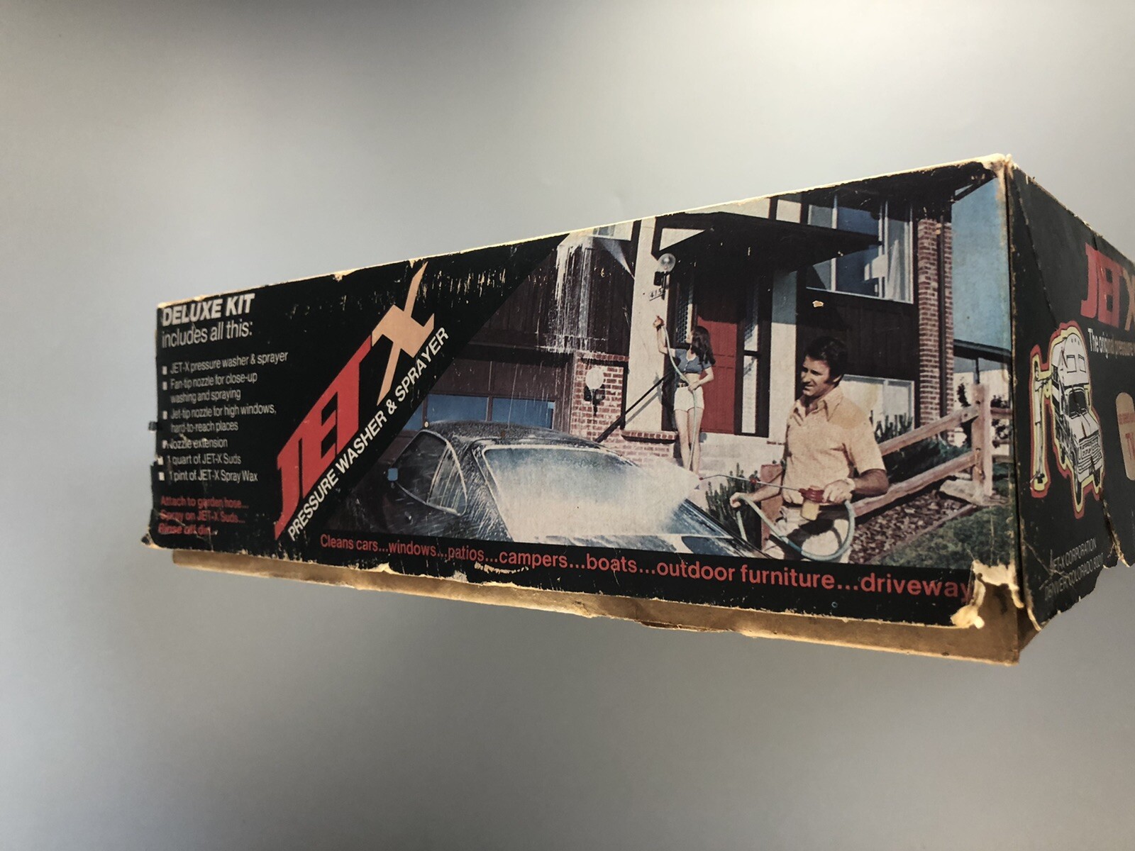 Vintage Deluxe Kit Jet X Pressure Washer & Sprayer Read Description AT41