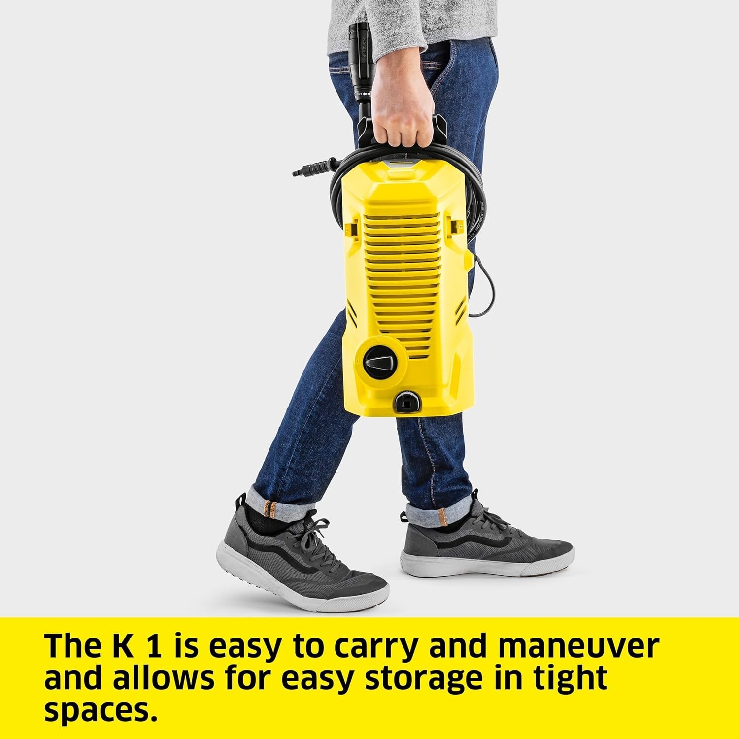 Kärcher K 1 Pressure Washer, 1700 PSI & 1.45 GPM – Compact & Efficient Cleaning