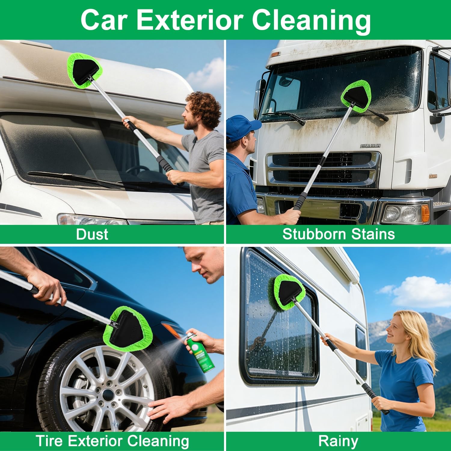 XINDELL 29-inch Windshield Cleaner Tool – Car Interior Window Cleaning Kit