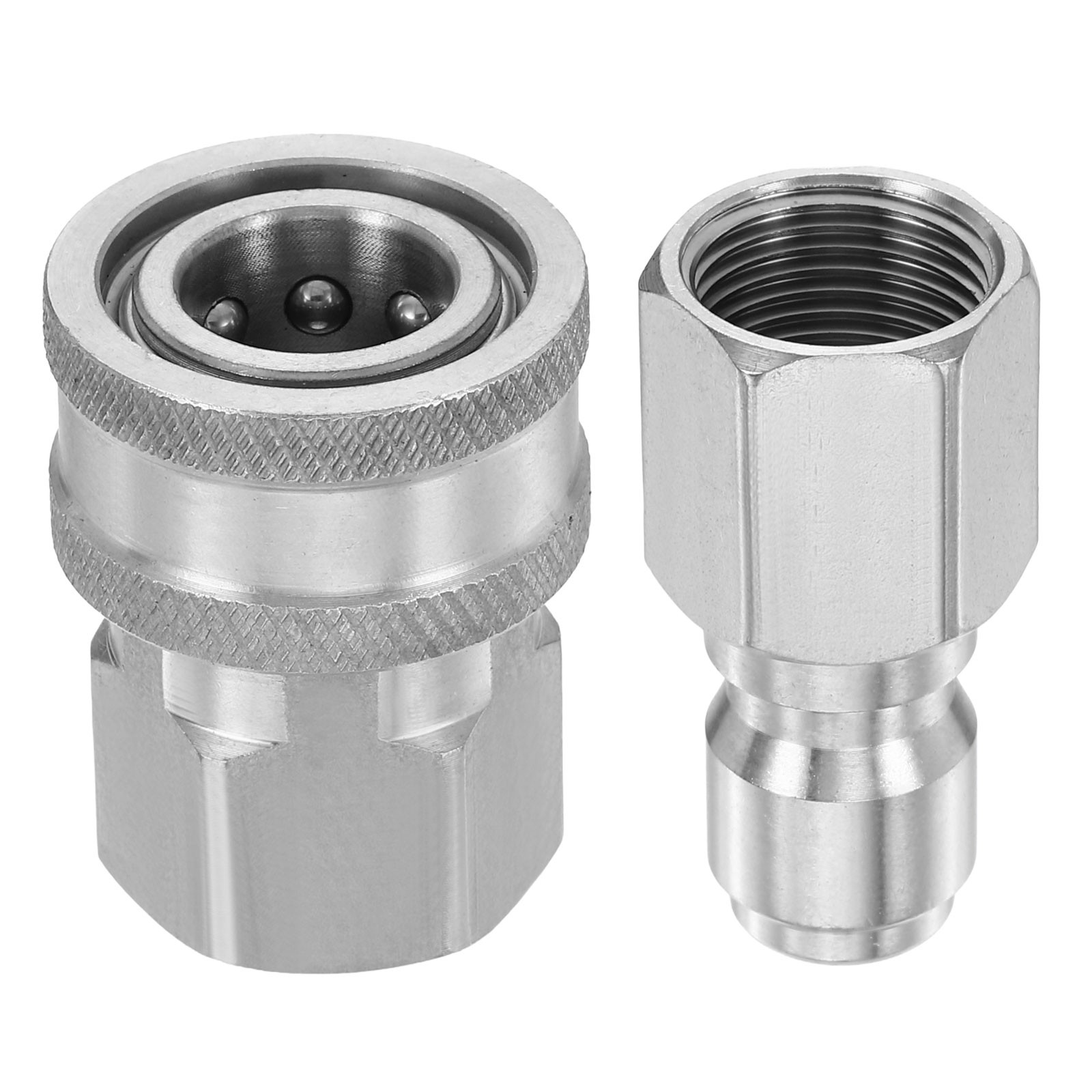 Pressure Washer Adapter, G3/8″ Male and Female Quick Plug Fittings Kit