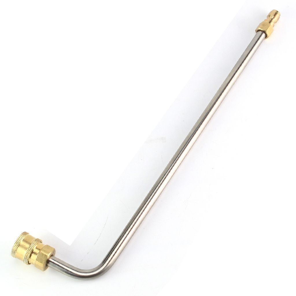 35cm 1/4″ High Pressure Elbow Washer Gutter Cleaner Lance/Wand Quick Connect New