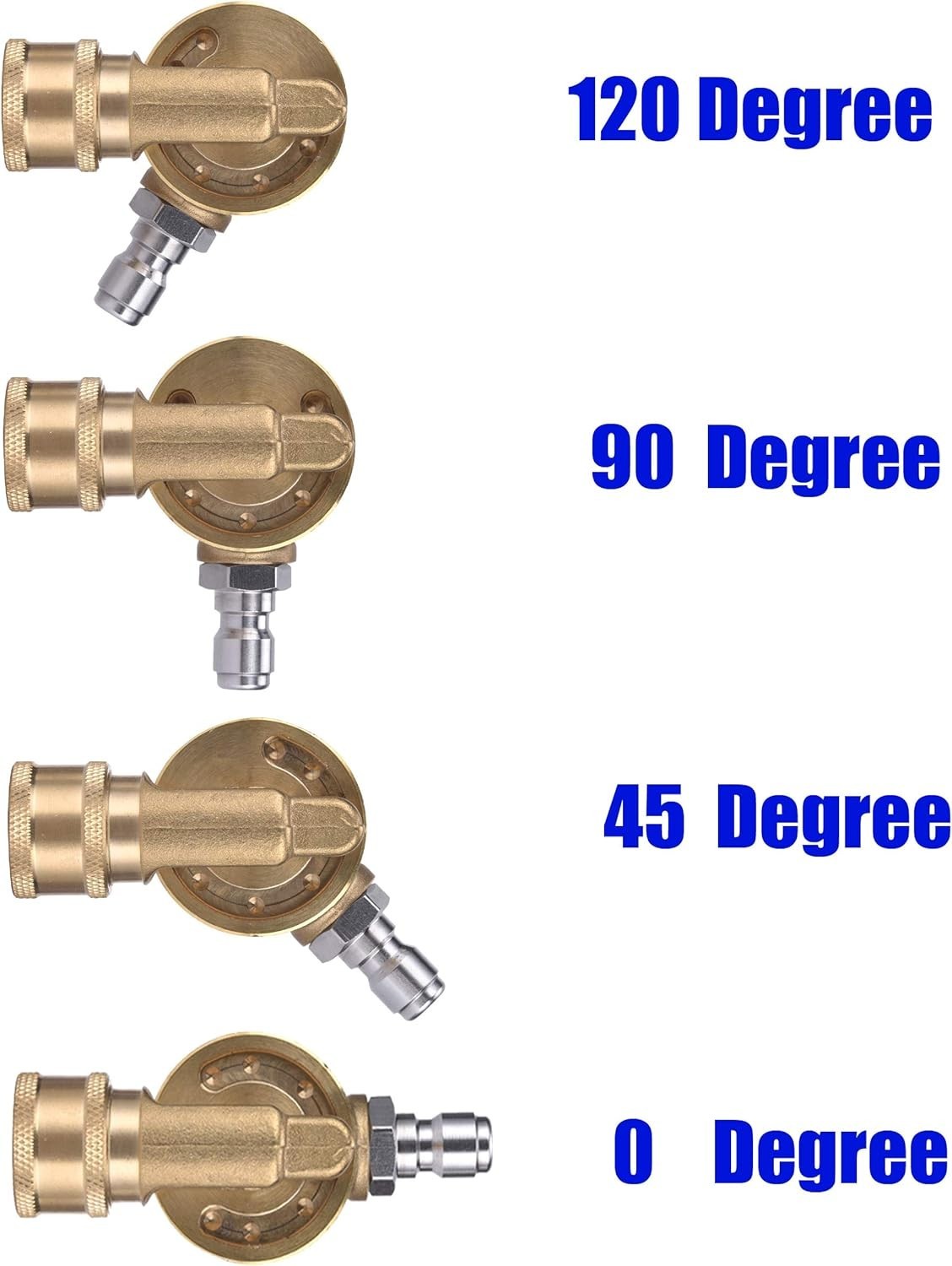 Gutter Cleaner Attachment with 240° Pivot Coupler for Pressure Washers