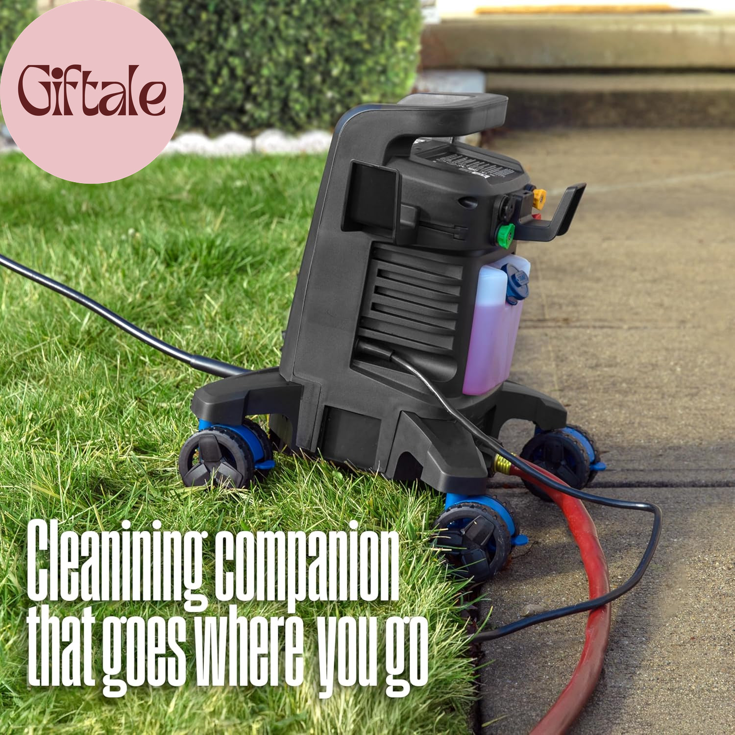 Epx3500 Electric Pressure Washer, 2500 Max PSI 1.76 Max GPM with Anti-Tipping Te