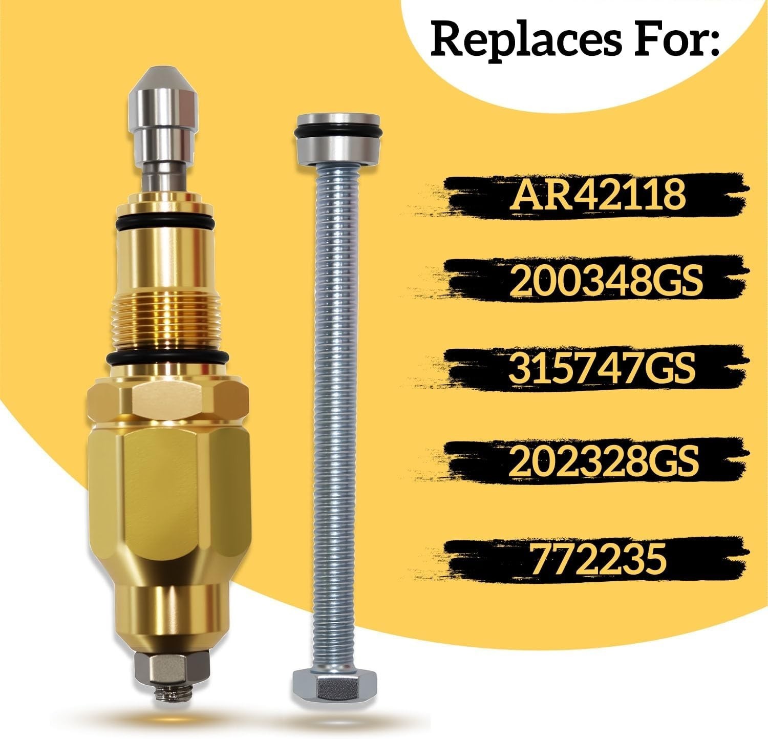 Replacement Unloader Valve Kit for RMV/RMW/SRMW Pressure Washer Pumps AR42118