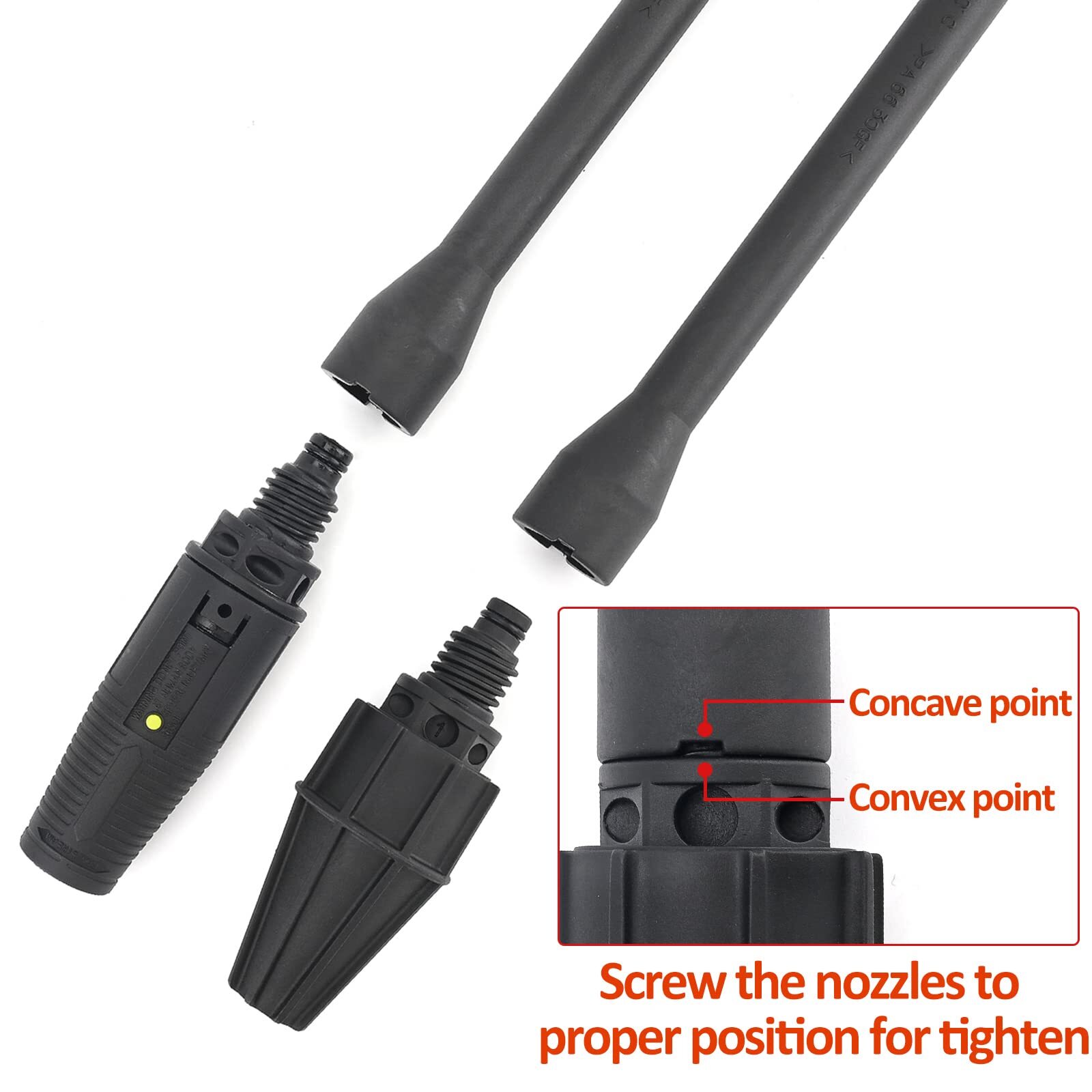High Pressure Water Spray Gun Wand Nozzle Pressure Washer Gun Compatible with…