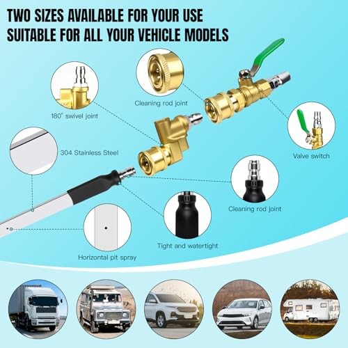 24 Inch Radiator Cleaning Wand 4500 PSI Pressure Washer