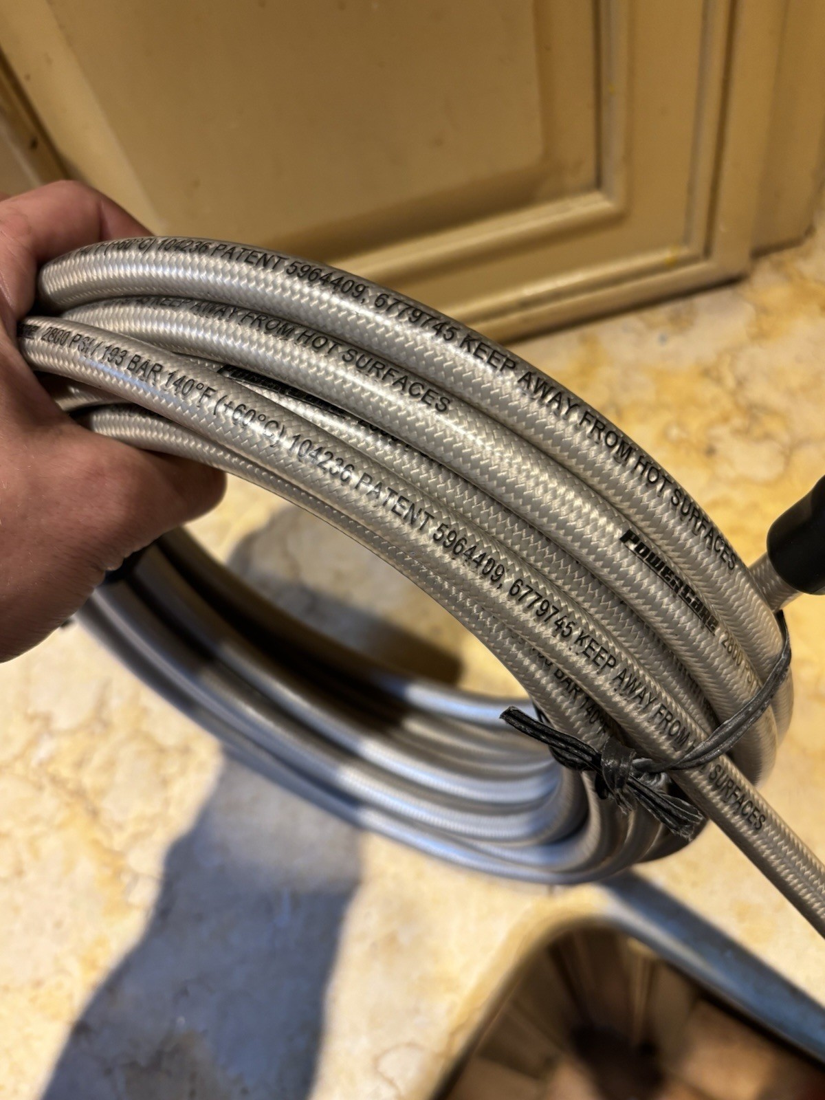 Power Care pressure washer extension hose 2800 Psi