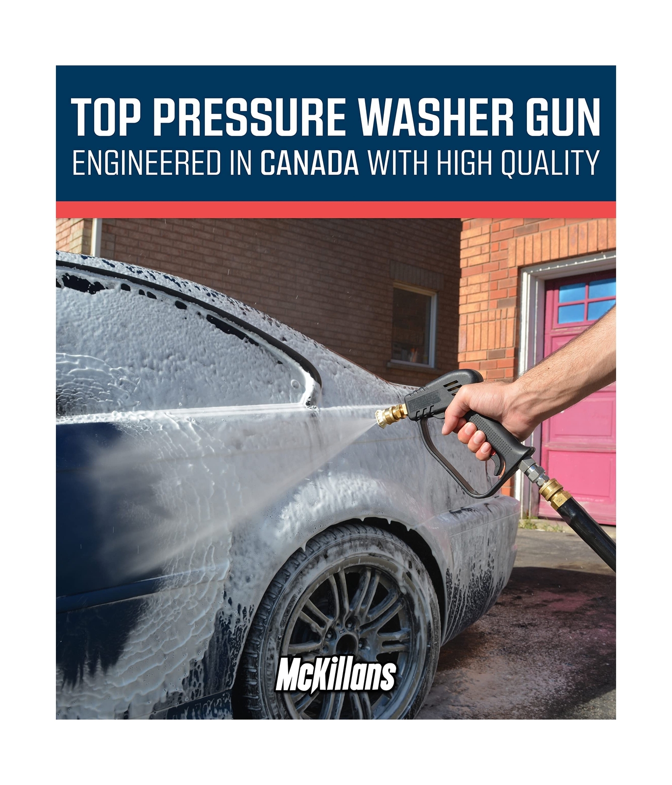 McKillans Short Pressure Washer Gun with Swivel – High Pressure Water Handle …
