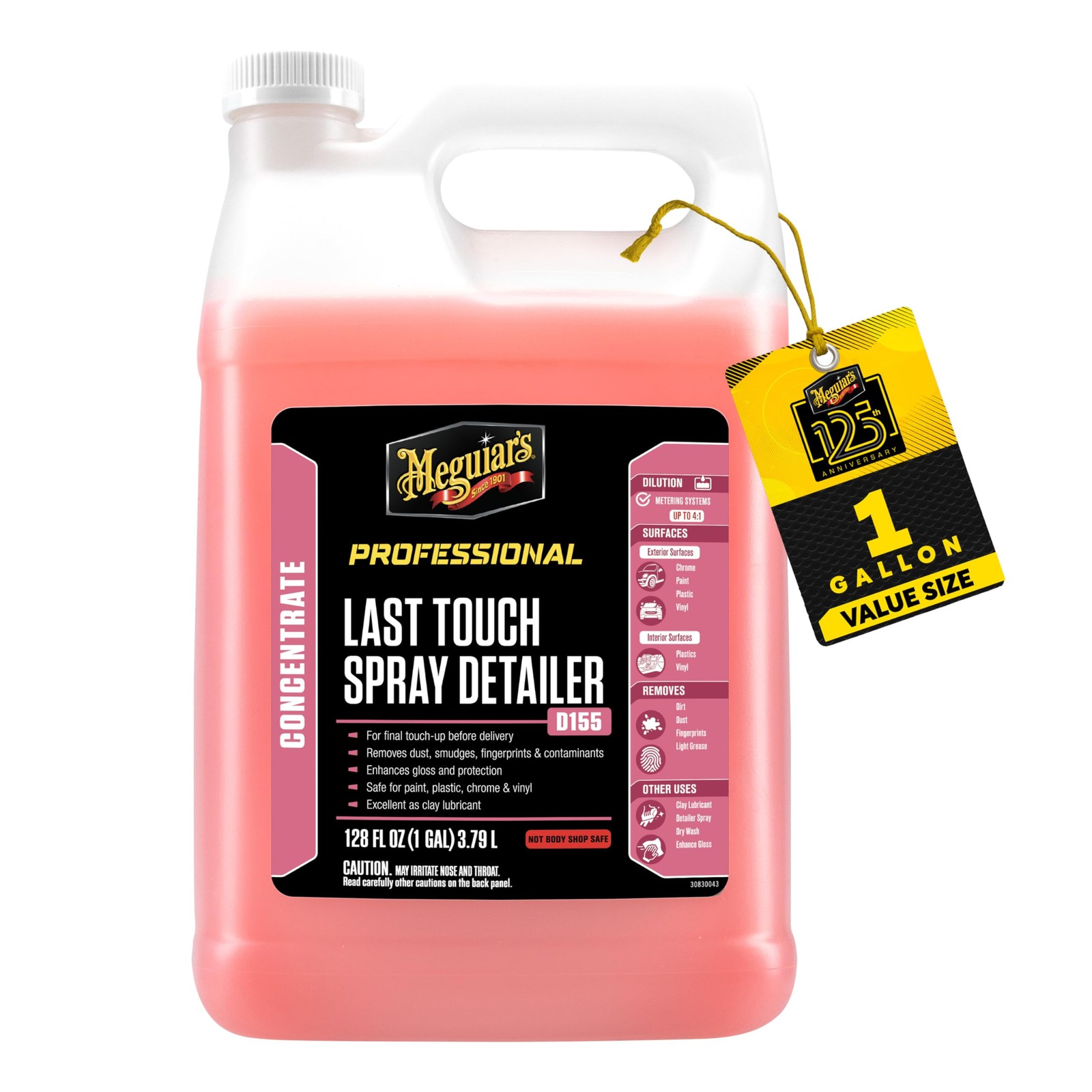 Meguiar’s D15501 Last Touch Spray 128 Fl Oz (Pack of 1), Original Version