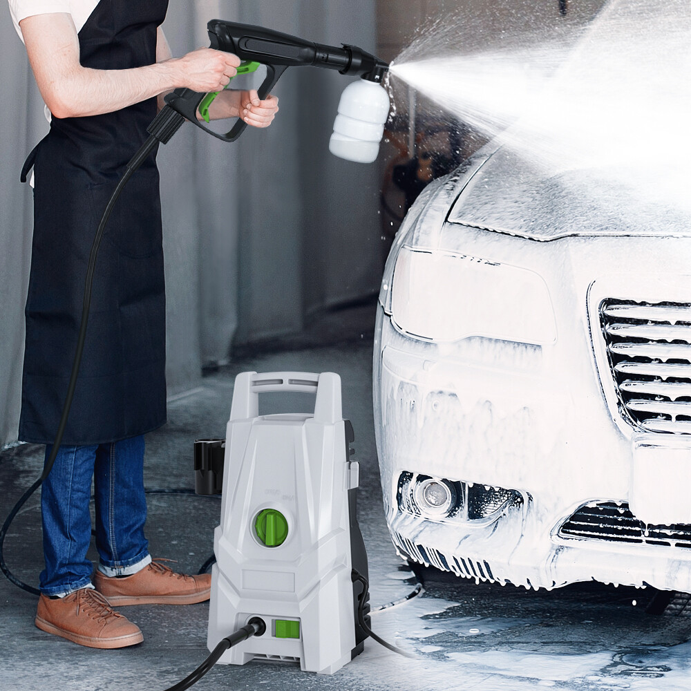 1400W Portable Electric High Pressure Washer 3200PSI Max 1.8GPM Power Washer,