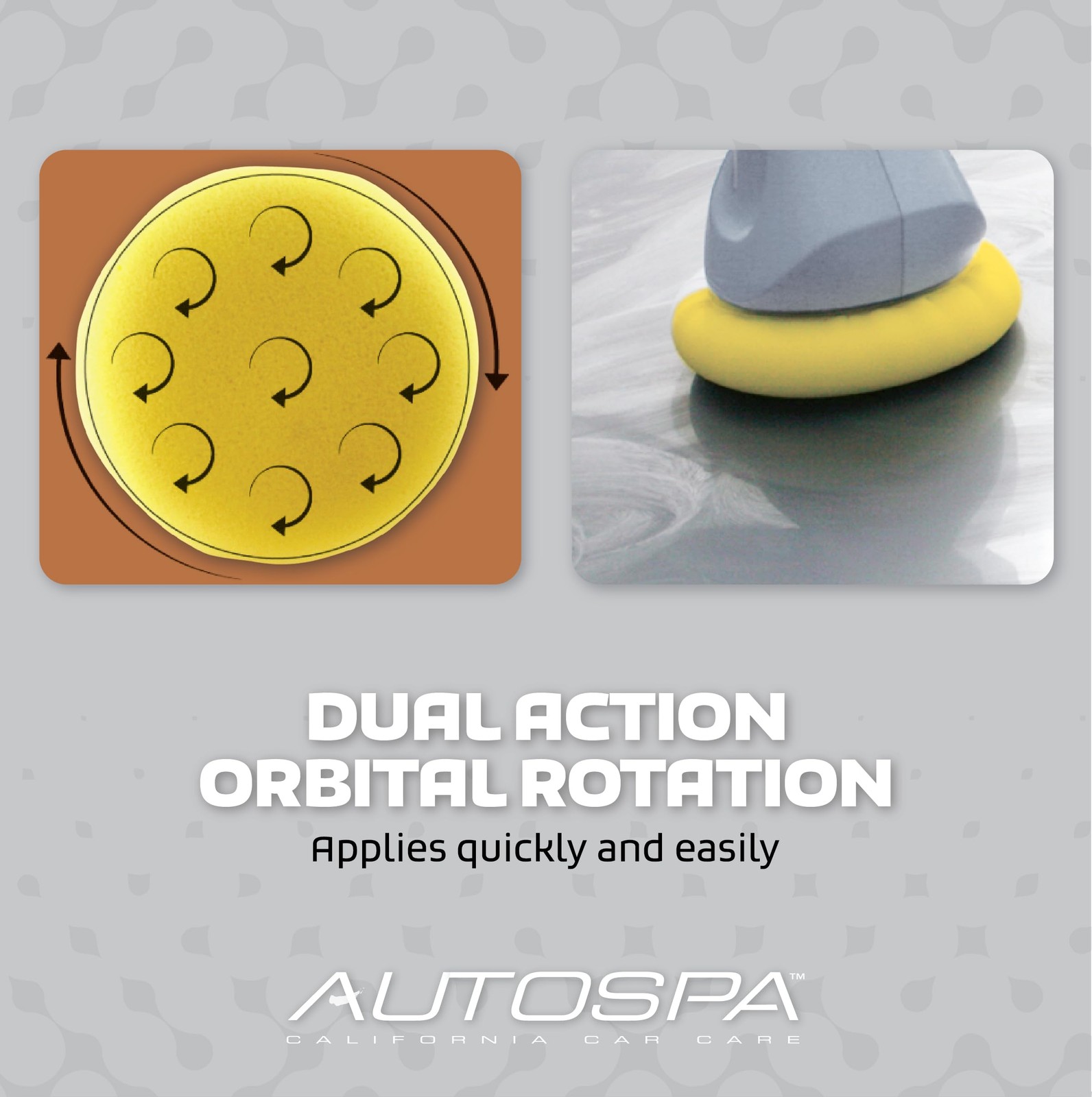 AutoSpa 94000AS Random Orbital 6″ 120V Automotive Polisher with 2 6″, Black