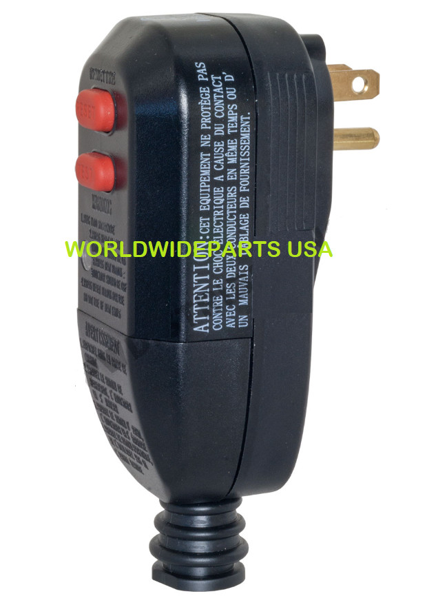 POWER washer GFCI PLUG 3 PRONG 7000003 HUSKY SNAP ON 15A