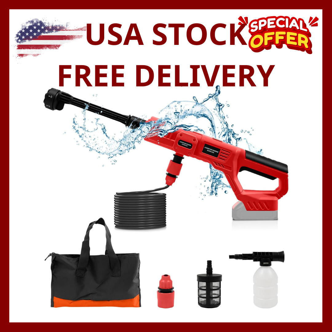 Cordless Pressure Washer for Milwaukee M18 Battery, Portable Cordless Power Wash
