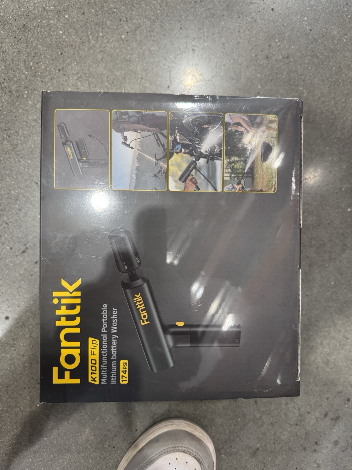 Fanttik K100 Flip Portable Cordless Electric Sprayer, Foldable Pressure Washer