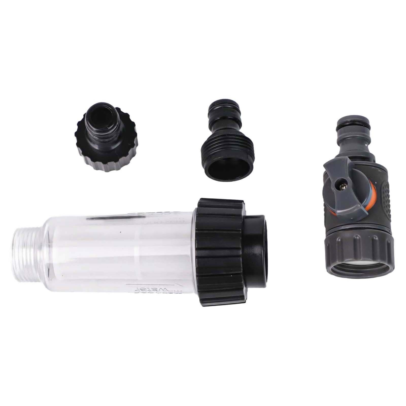 Water Filter and Valve Set for Pressure Washers RVs and Outdoor Gardening