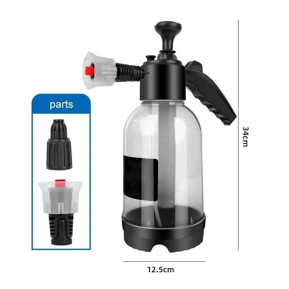 2L Foam Sprayer Car Wash Pump Pressure Foam Gun Cleaning Bottle Hand Held