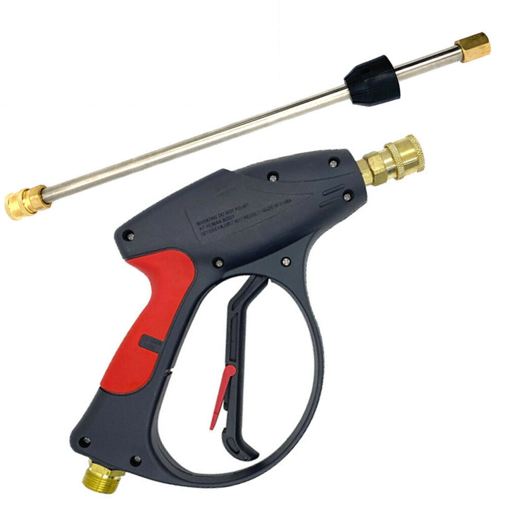 3000PSI High Pressure Car Power Washer Spray Gun Wand Lance Nozzles Kit M22-14