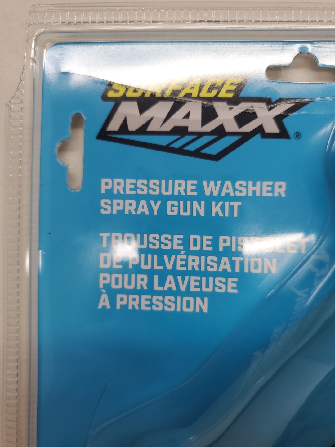 SurfaceMaxx 4500 PSI Pressure Washer Spray Gun Kit Wand 5 Tips Electric Gas 20in