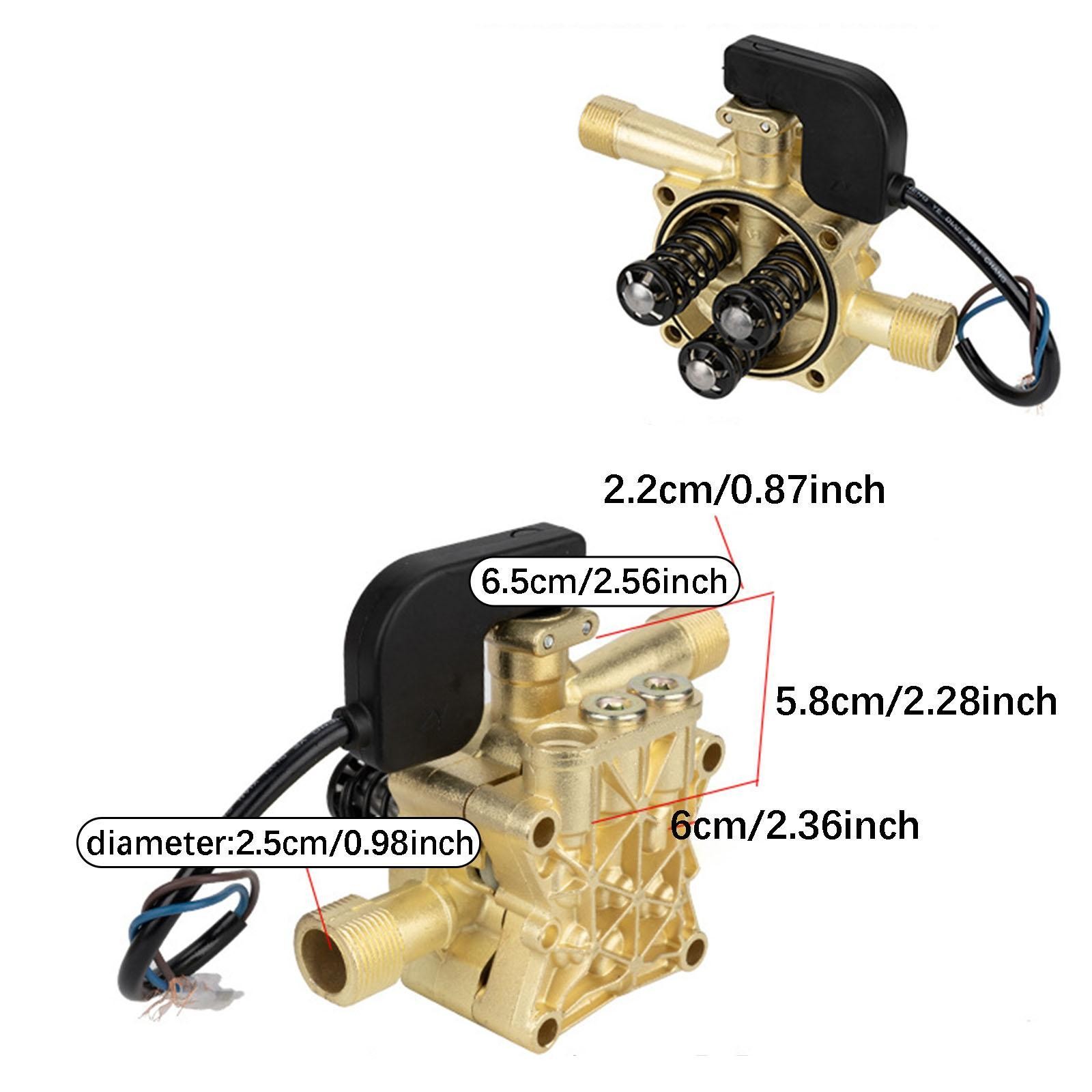 220V Household High Pressure Pump Easy to Install Part Car Washer Pump Head
