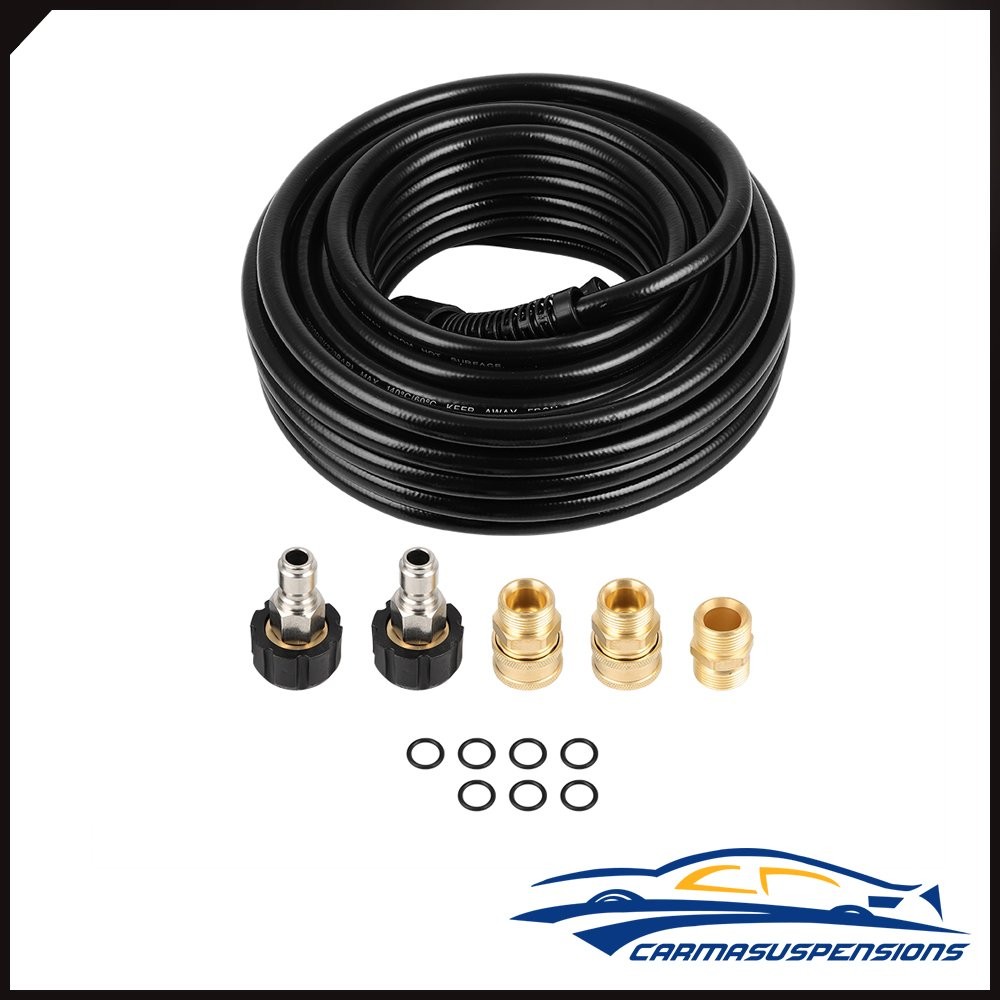 50FT 3200PSI Replacement High Pressure Power Washer Hose-3/8″ with M22