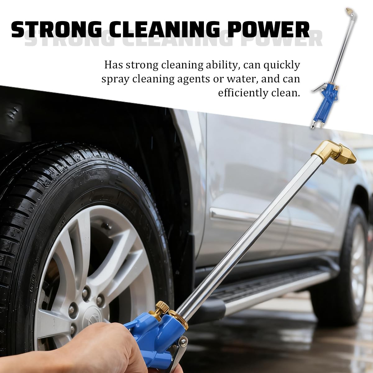 Car Air Blow Pneumatic Engine Cleaning with 4FT Hose, Vehicle Engine Dust Cle…