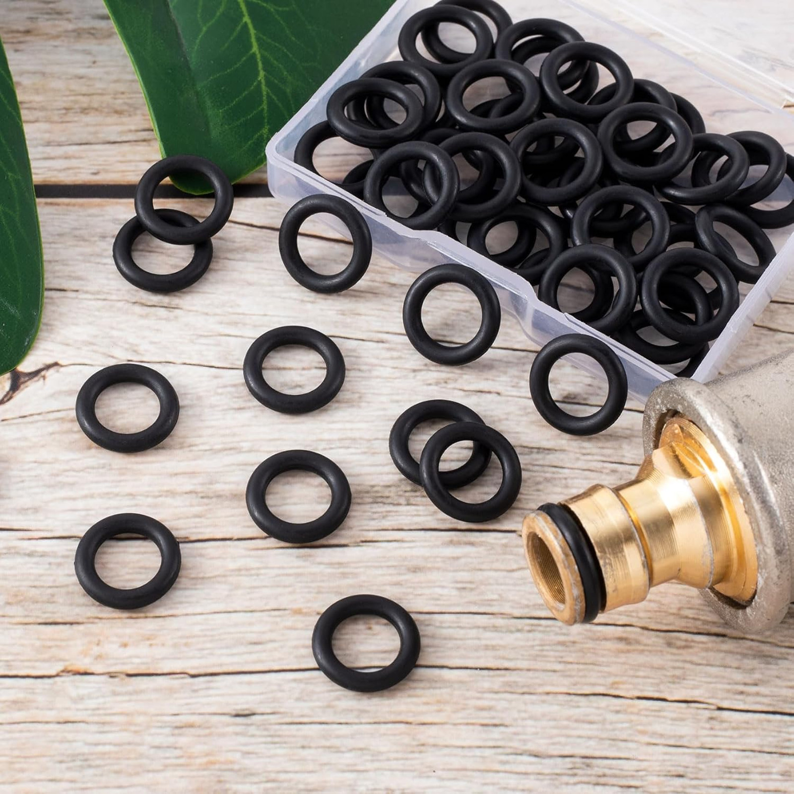 50 Pack NBR O-Rings for Pressure Washer Quick Connect Coupler, Faucet, Garden
