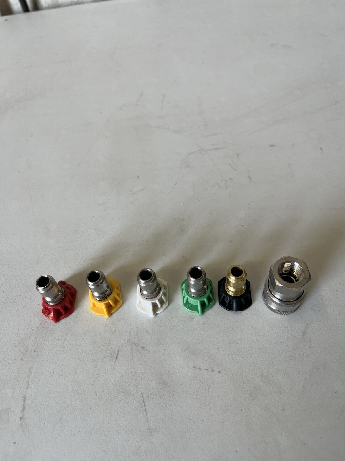 General Pump #5.0 Orifice Nozzles W/ Soap Nozzle & 1/4” Stainless Steel Socket