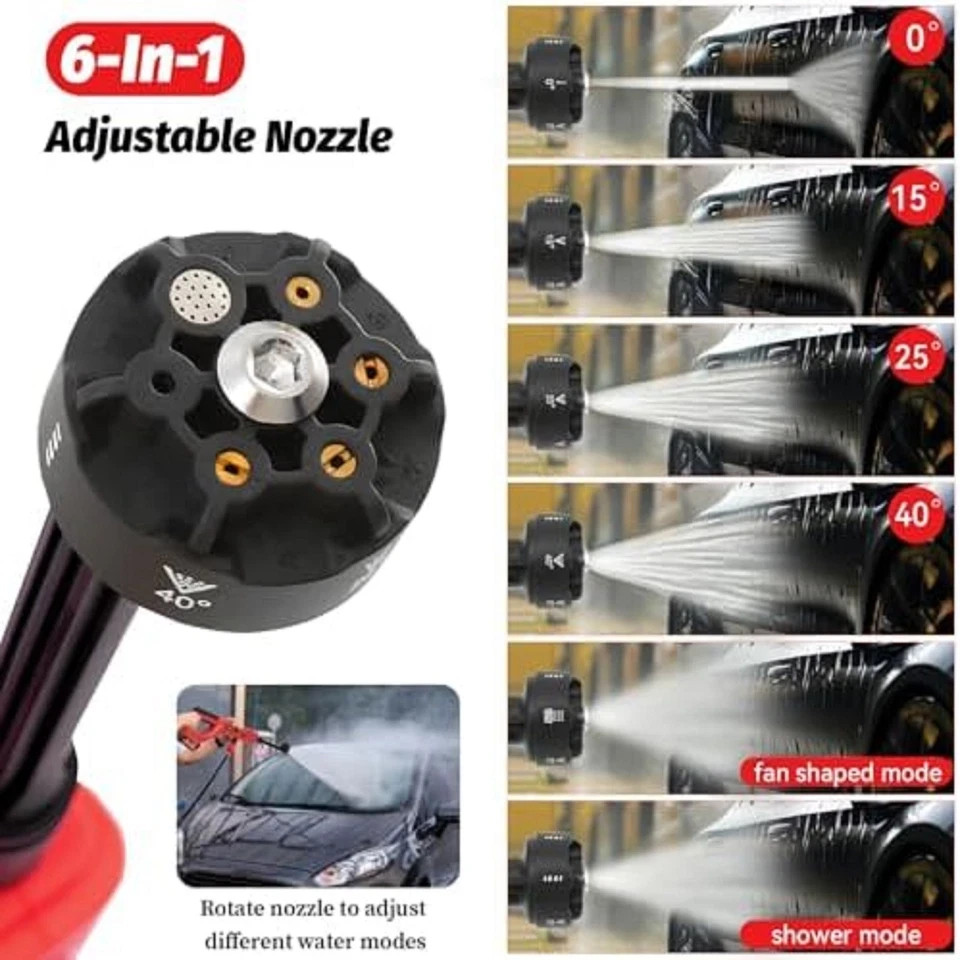 Cordless Pressure Washer for Milwaukee M18 Battery, Portable Cordless Power Wash