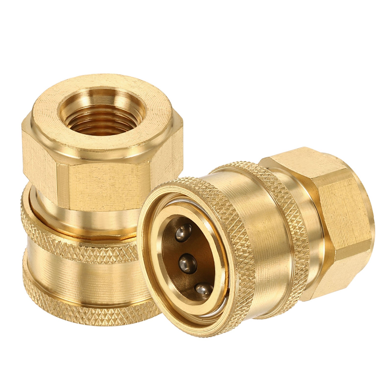 2 Pcs 3/8″ Female to G1/4″ Female Pressure Washer Adapter QUICK CONNECT Fittings